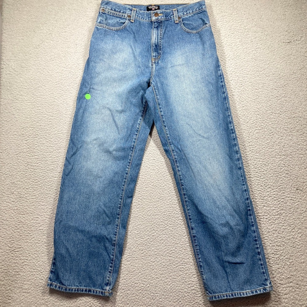Polo Jeans Co Ralph Lauren Jeans YOUTH 20 Blue Straight Leg Medium Wash 90s Y2K